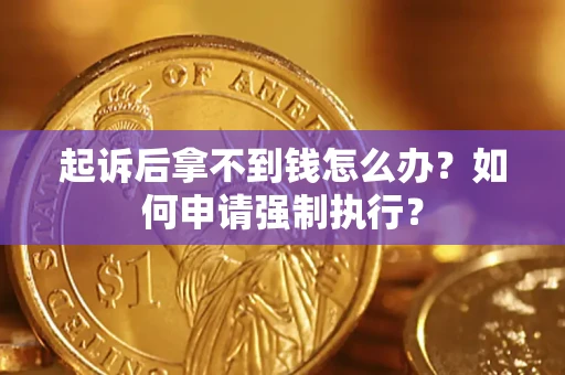 济南起诉后拿不到钱怎么办？如何申请强制执行？