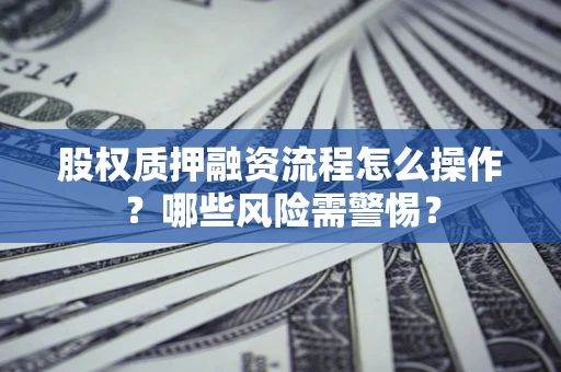 济南股权质押融资流程怎么操作？哪些风险需警惕？